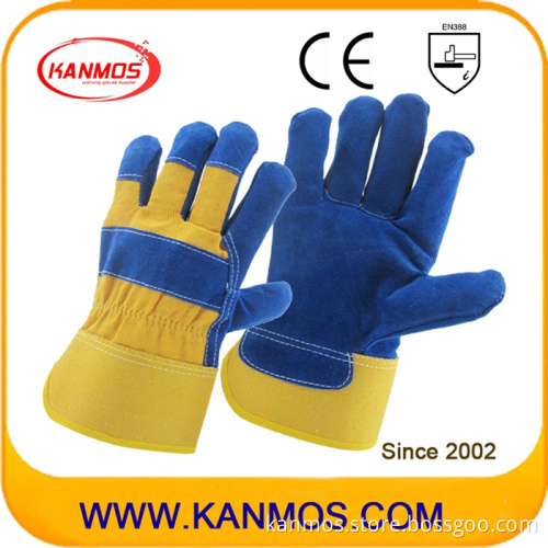 Genuine Industrial Safety Cowhide Split Leather Work Gloves (11010)